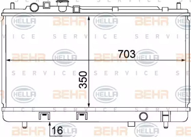 Теплообменник HELLA 8MK 376 769-621