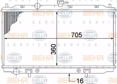 Теплообменник HELLA 8MK 376 770-661