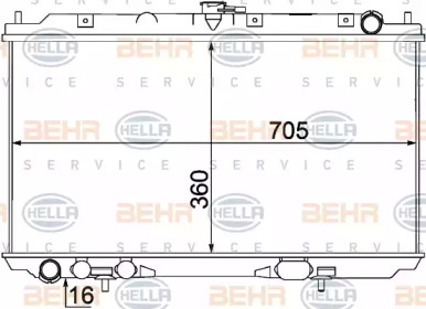 Теплообменник HELLA 8MK 376 770-701