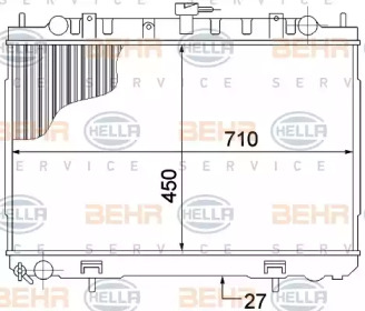 Теплообменник HELLA 8MK 376 770-781