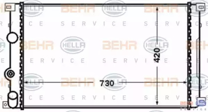 Теплообменник HELLA 8MK 376 771-731