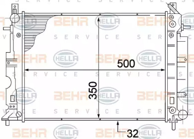 Теплообменник HELLA 8MK 376 772-381