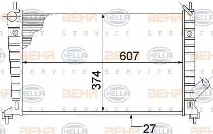 Теплообменник HELLA 8MK 376 772-391