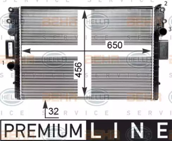 Теплообменник HELLA 8MK 376 774-421