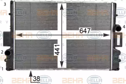 Теплообменник HELLA 8MK 376 774-434