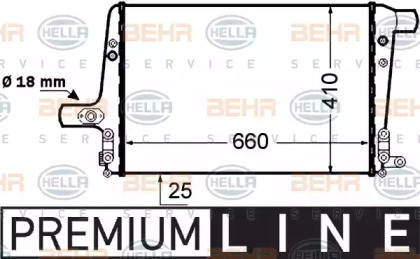 Теплообменник HELLA 8ML 376 776-041