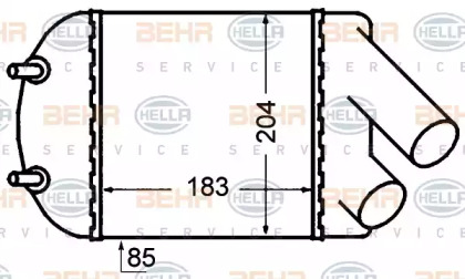 Теплообменник HELLA 8ML 376 776-501