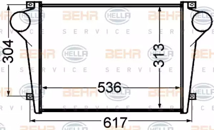 Теплообменник HELLA 8ML 376 776-731