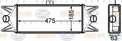 Теплообменник HELLA 8ML 376 776-771