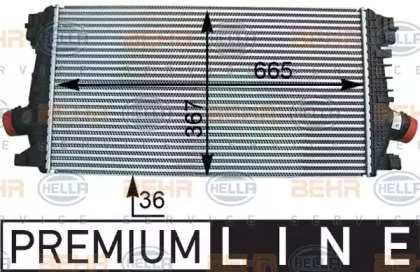 Теплообменник HELLA 8ML 376 777-281