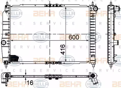 Теплообменник HELLA 8MK 376 780-191