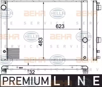 Теплообменник HELLA 8MK 376 780-661