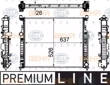 Теплообменник HELLA 8MK 376 781-571