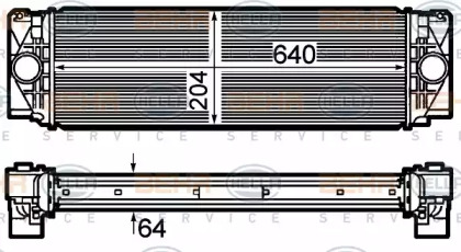 Теплообменник HELLA 8ML 376 782-061