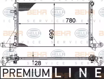 Теплообменник HELLA 8MK 376 787-421