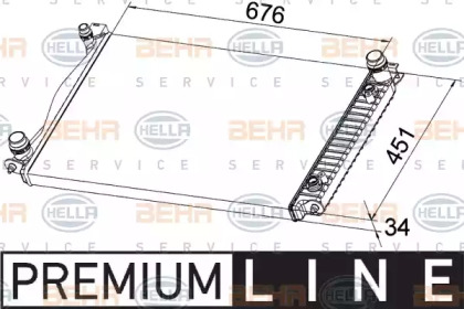 Теплообменник HELLA 8MK 376 790-141