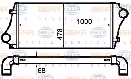 Теплообменник HELLA 8ML 376 792-051