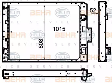 Теплообменник HELLA 8MK 376 792-091