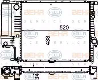 Теплообменник HELLA 8MK 376 888-134