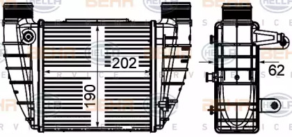 Теплообменник HELLA 8ML 376 899-051