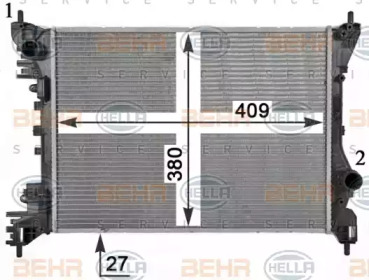 Теплообменник HELLA 8MK 376 900-011