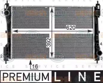 Теплообменник HELLA 8MK 376 900-121