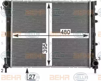 Теплообменник HELLA 8MK 376 900-171