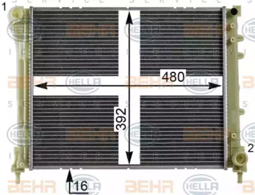 Теплообменник HELLA 8MK 376 900-211