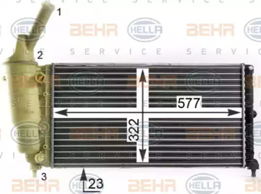 Теплообменник HELLA 8MK 376 900-241