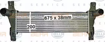 Интеркулер HELLA 8ML 376 900-611