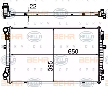 Теплообменник HELLA 8MK 376 901-374