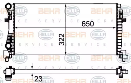 Теплообменник HELLA 8MK 376 901-404