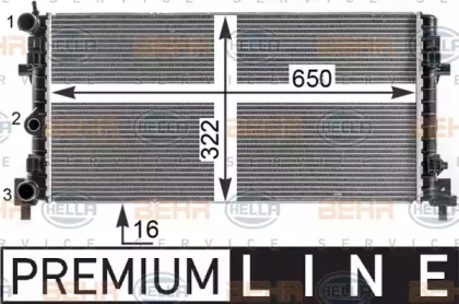 Теплообменник HELLA 8MK 376 902-001