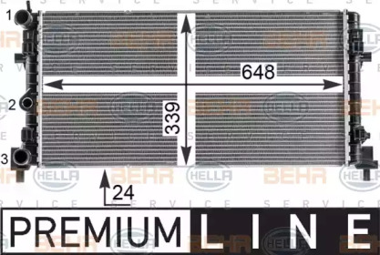 Теплообменник HELLA 8MK 376 902-011