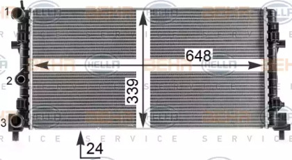 Теплообменник HELLA 8MK 376 902-014