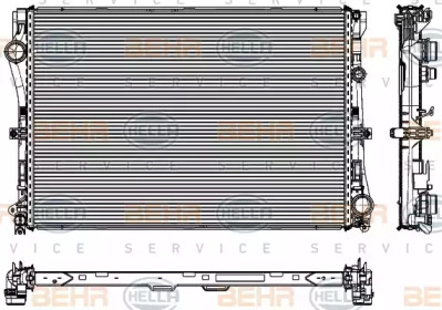 Теплообменник HELLA 8MK 376 908-101