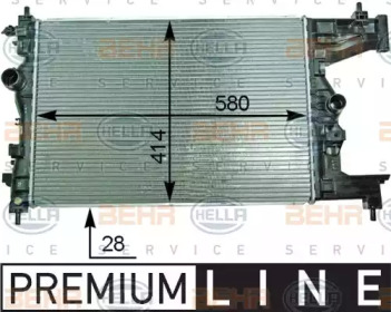 Теплообменник HELLA 8MK 376 910-221