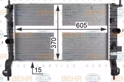 Теплообменник HELLA 8MK 376 910-284