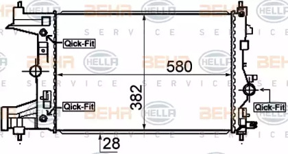 Теплообменник HELLA 8MK 376 910-351