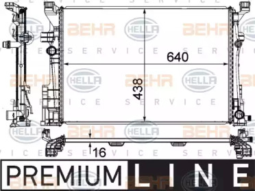 Теплообменник HELLA 8MK 376 924-011