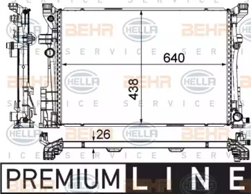 Теплообменник HELLA 8MK 376 924-021