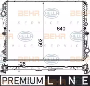 Теплообменник HELLA 8MK 376 924-071