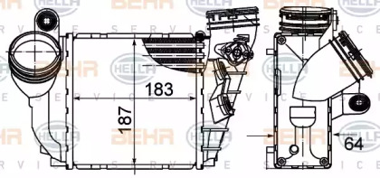 Теплообменник HELLA 8ML 376 988-034