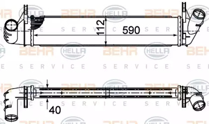 Теплообменник HELLA 8ML 376 988-134