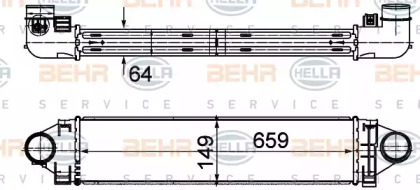 Теплообменник HELLA 8ML 376 988-194