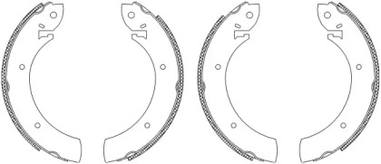 Комлект тормозных накладок HELLA 8DB 355 003-251