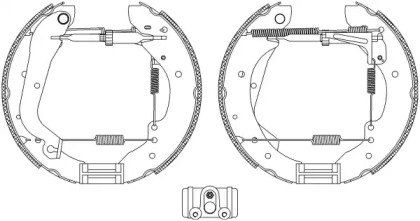 Комлект тормозных накладок HELLA 8DB 355 003-991