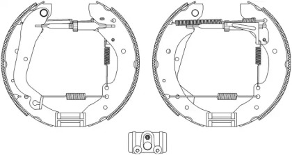 Комлект тормозных накладок HELLA 8DB 355 004-171