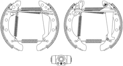 Комлект тормозных накладок HELLA 8DB 355 004-041