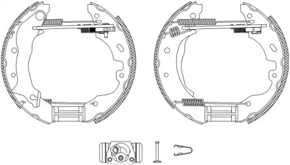 Комлект тормозных накладок HELLA 8DB 355 004-091